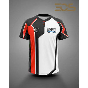 2-BUTTON JERSEYS - 3000 SERIES - SUBLIMATED - Sports Excellence