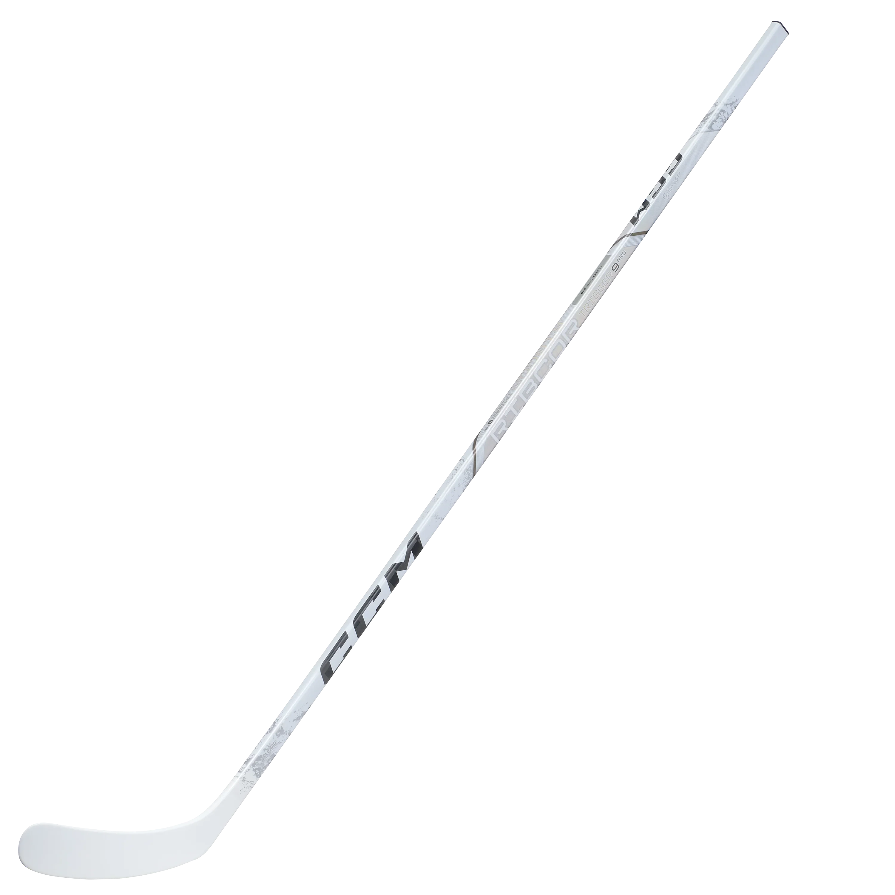 CCM Ribcor Trigger 9 Pro (WHITE) Hockey Stick - Intermediate CCM Ribcor Trigger 9 Pro (WHITE) Hockey Stick - Intermediate