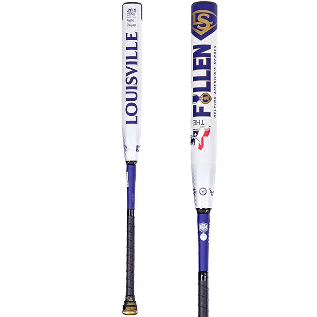 Batte De Softball Louisville Slugger 4 The Fallen - ASA/USA Slowpitch 2022 - 26,5 Oz, 34 Pouces