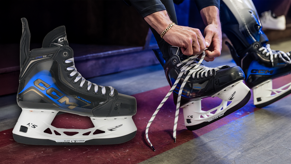 This Custom Blue CCM Skate Might Be Their Cleanest Design Yet