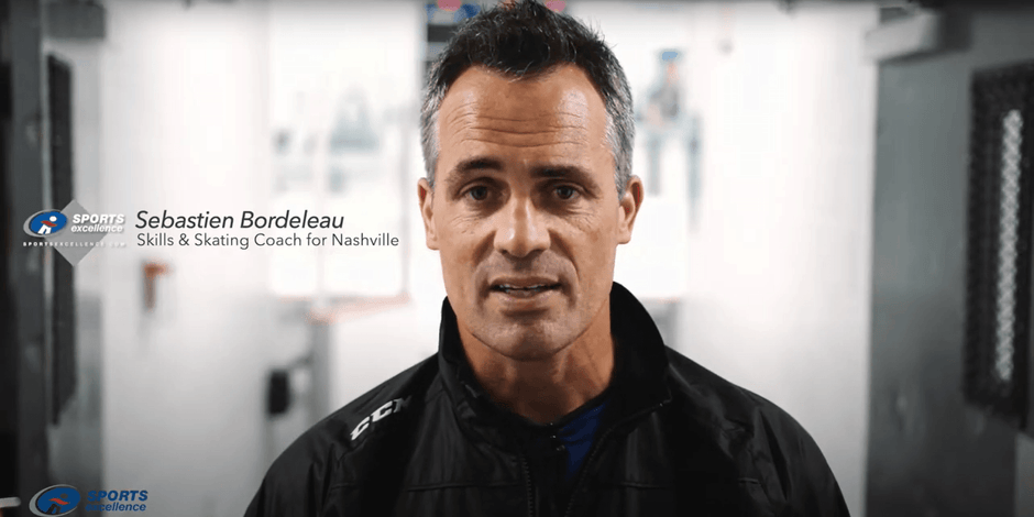 Nashville Predators hockey skills coach, Seb Bordeleau