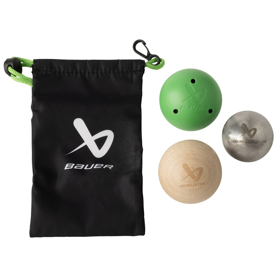 Bauer Ensemble de balles d’entraînement au maniement du bâton