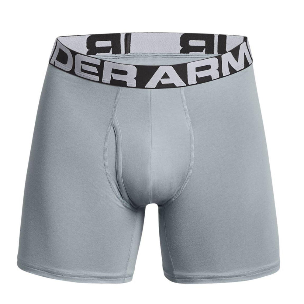 Men's Under Armor Boxerjock Underwear 2 Pack Blue/Grey Size XL