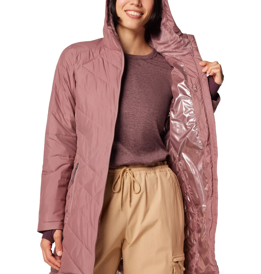 Columbia Heavenly™ Long Hooded Jacket - Women - Sports Excellence
