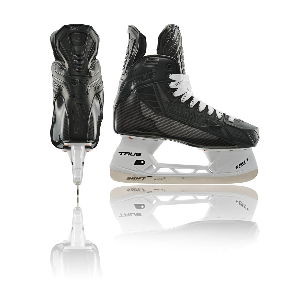 True Catalyst 5X4 BLACKOUT Hockey Skates - Intermediate