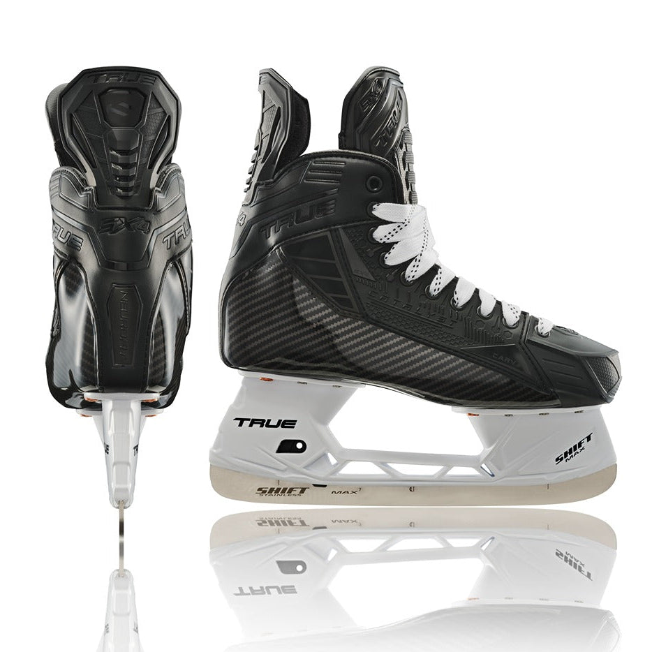 True Catalyst 5X4 BLACKOUT Hockey Skates - Intermediate