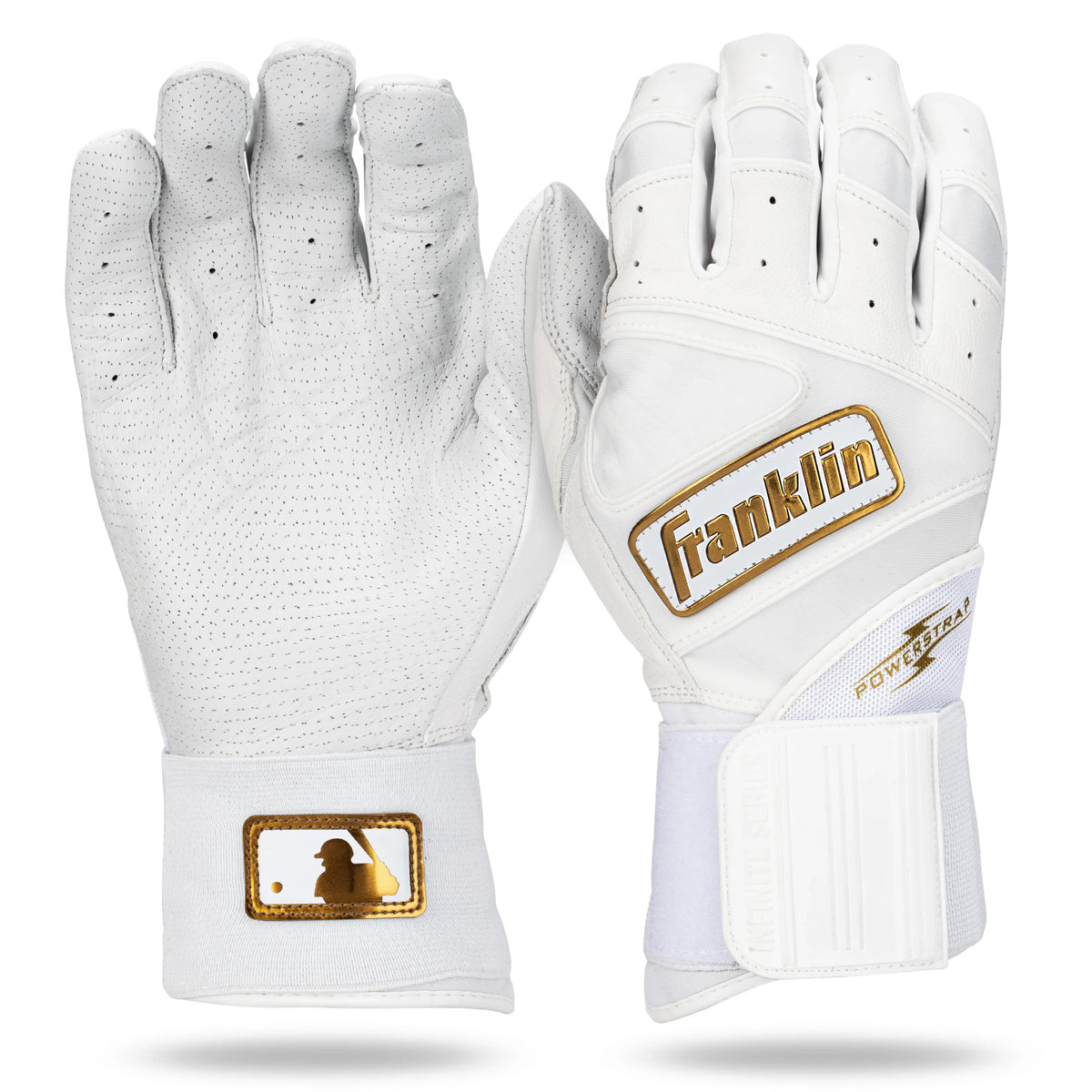 Gants De Frappe Franklin Powerstrap Infinite Series - Taille L, Rose/argent, Cuir, Modèle 2025, Neufs
