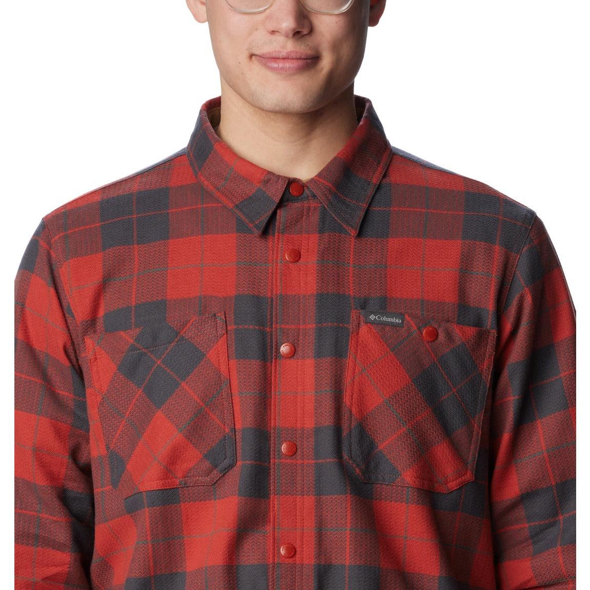 Columbia fleece lined outlet shirt jacket