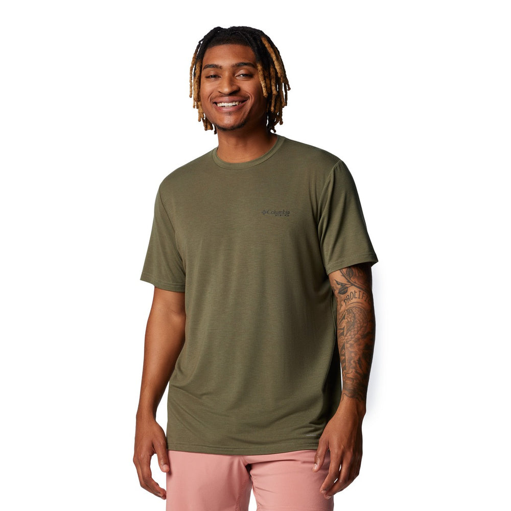 Columbia PFG Uncharted Short Sleeve Tech T-Shirt - Men