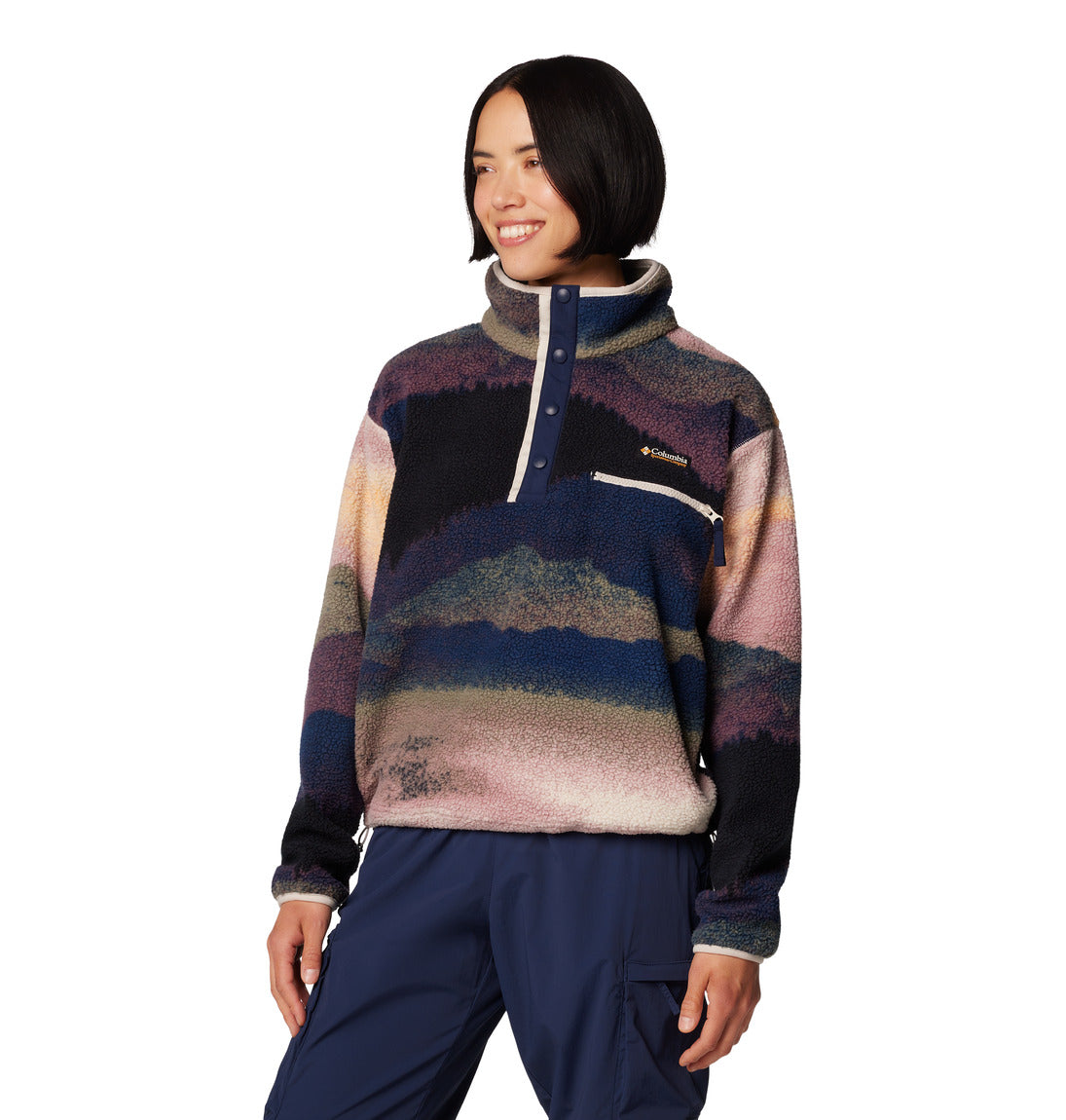 Columbia Helvetia™ II Printed Cropped Pullover - Women