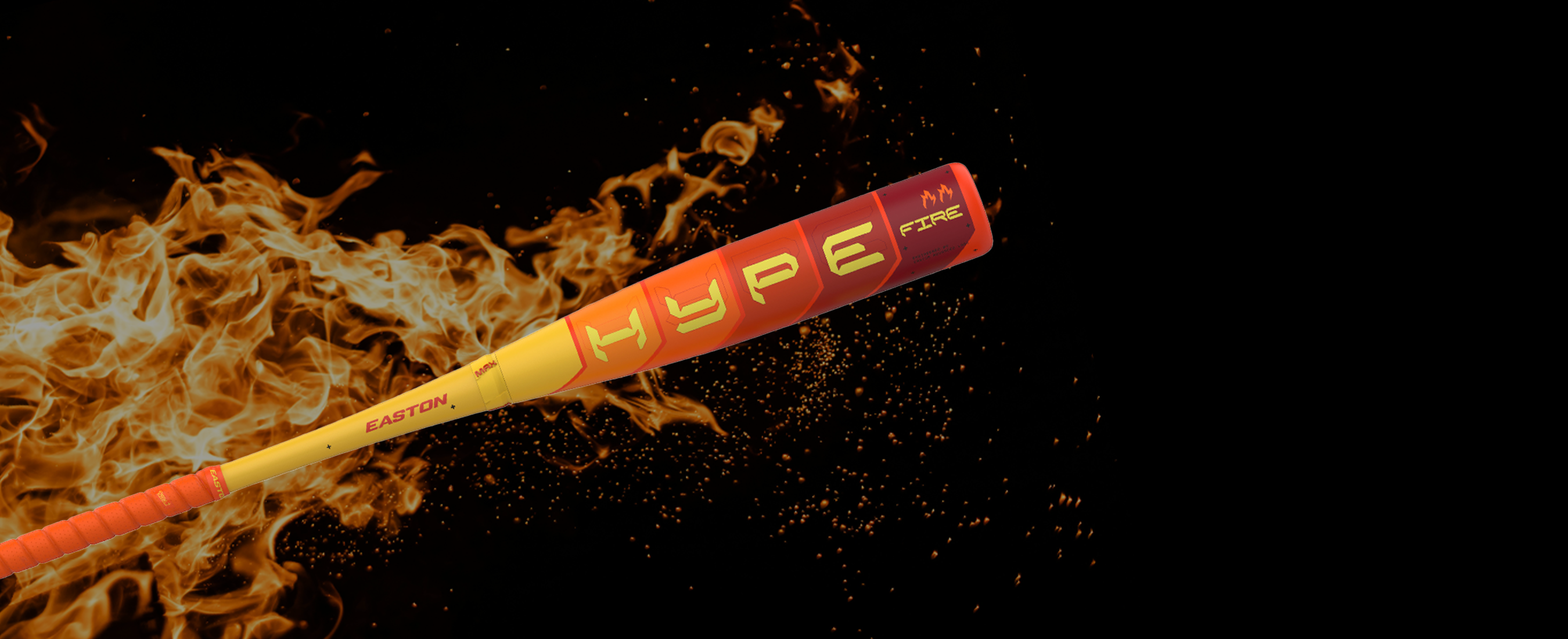 Easton HYPE FIRE JBB -10 (2 3/4" BARREL) USSSA Youth Baseball Bat (2025)