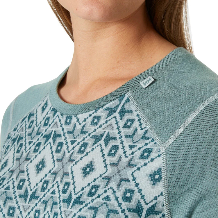 Top lycra à manches longues - 50845 - Helly Hansen - pour femme Top lycra à manches longues - 50845 - Helly Hansen - pour femme