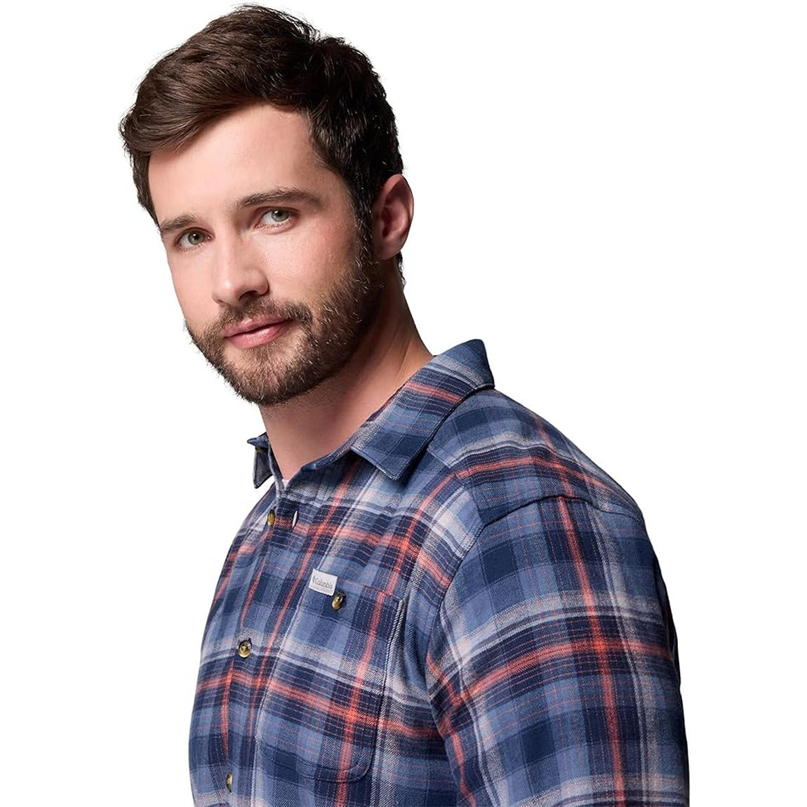 Columbia Cornell Woods™ Flannel Long Sleeve Shirt - Men