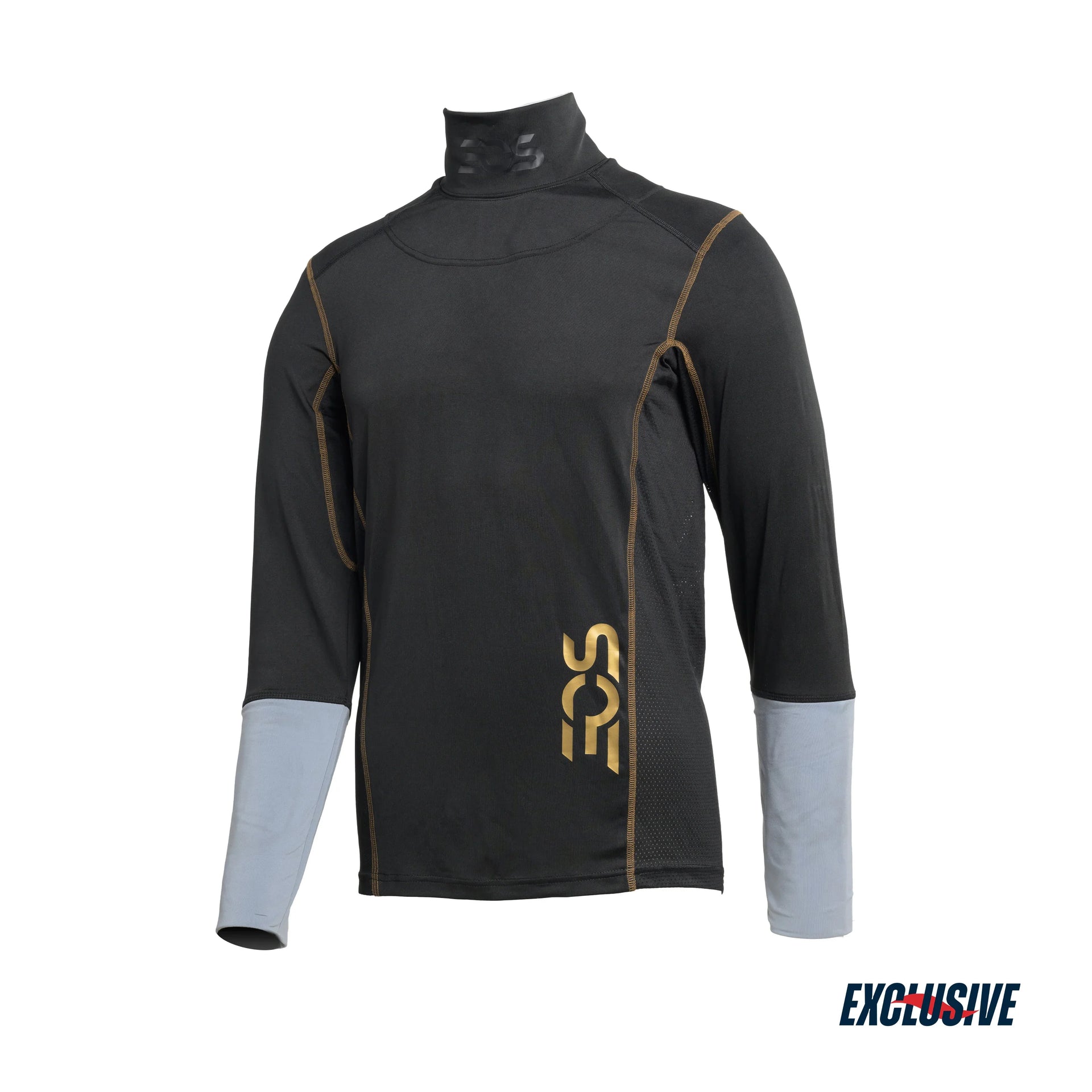 EOS 50 Fitted Baselayer Top w/ Neck Guard + Wrist Guard - Senior - Sports Excellence