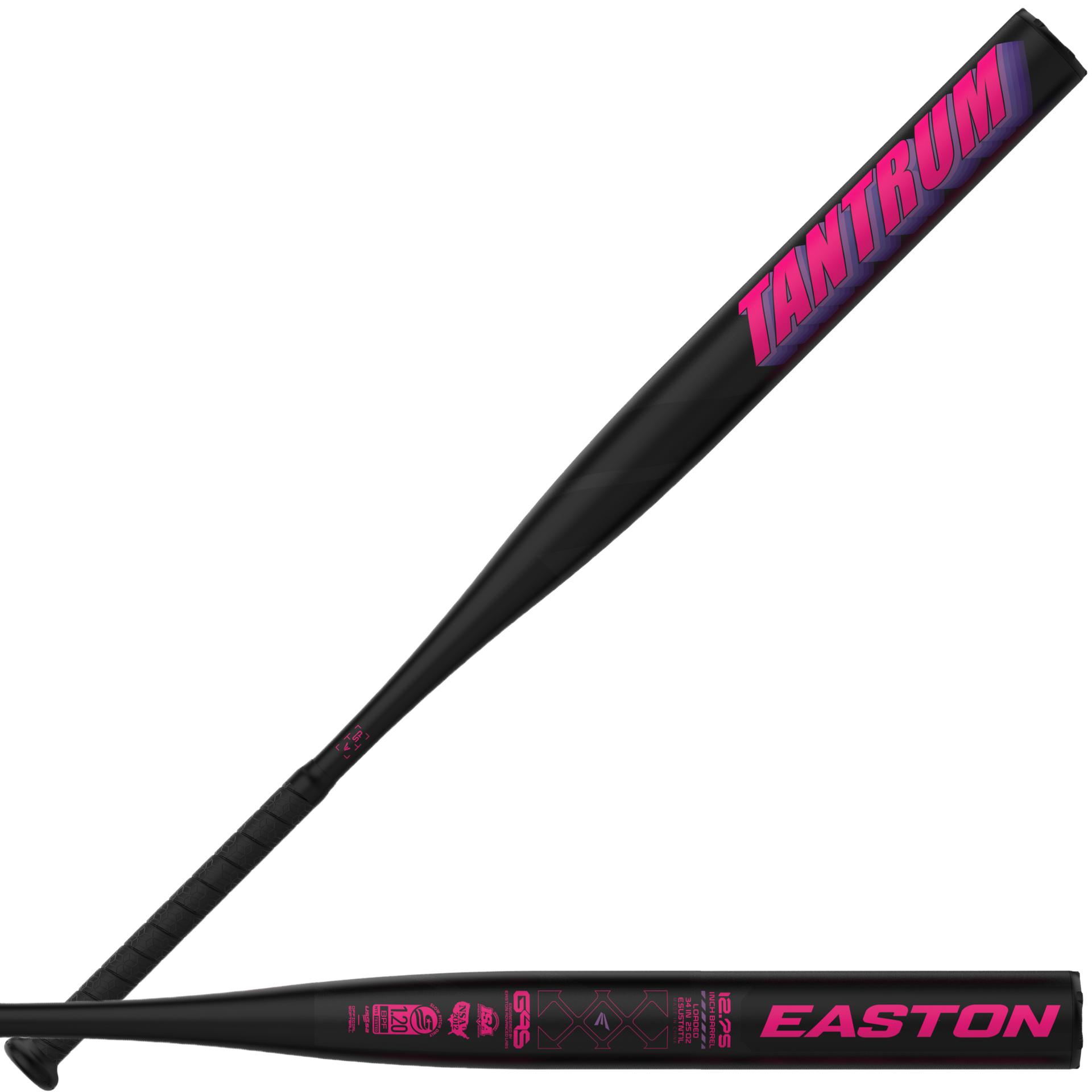 Batte Easton Tantrum Tropic USSSA 2025 – 26 Oz, Manche Chargé, Slowpitch Softball