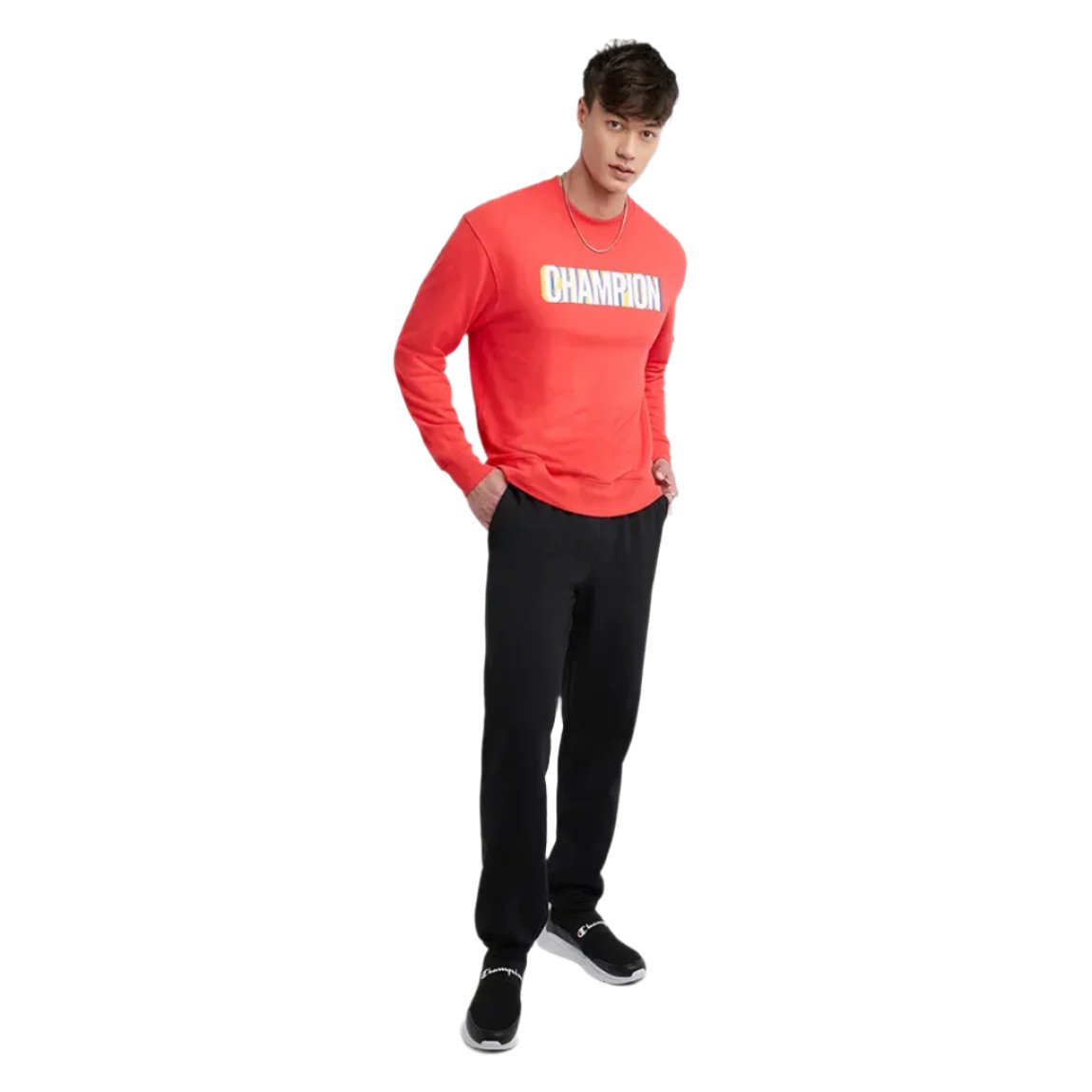 Champion 32" Powerblend C Logo Sweatpants - Men