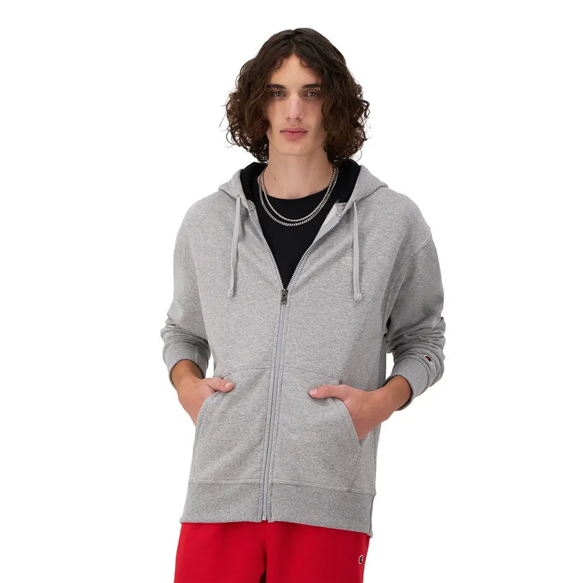 Gray champion hoodie mens online