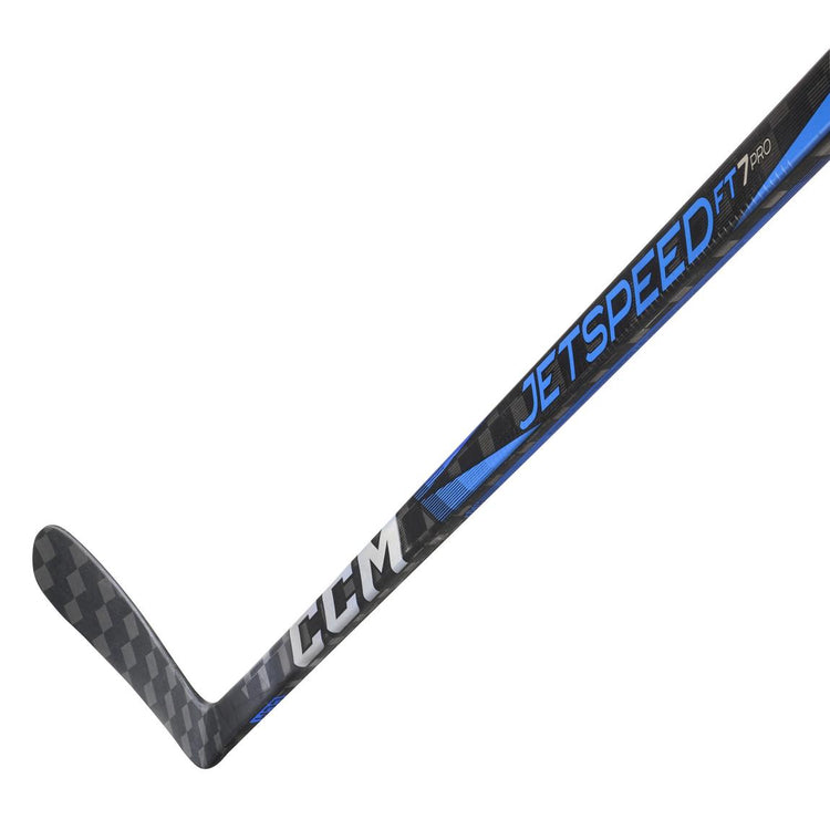 CCM Jetspeed FT7 Pro Custom Blue Hockey Stick - Intermediate