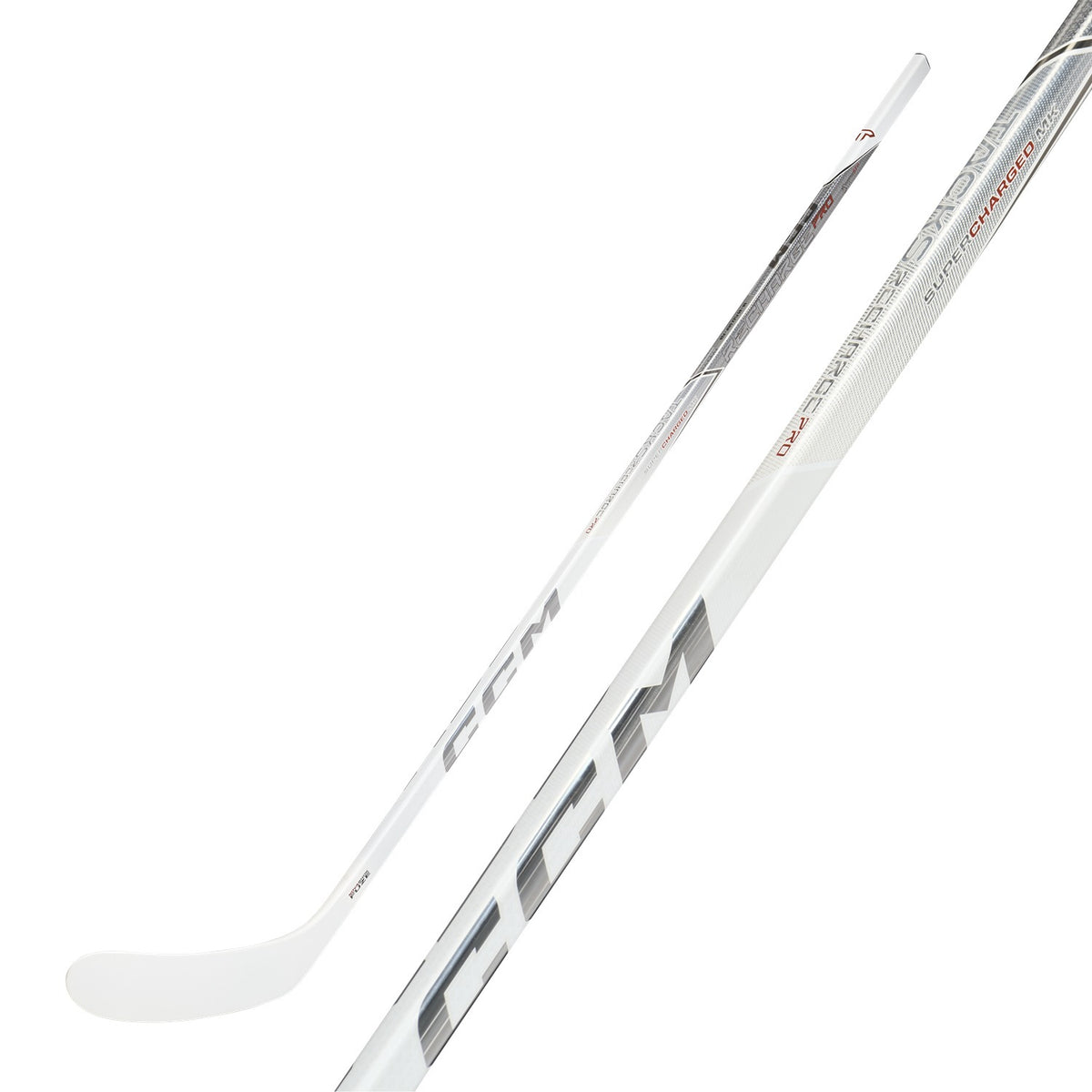 CCM Tacks Recharge Pro Hockey Stick (WHITE)