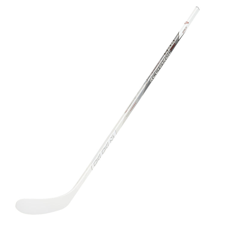 CCM Tacks Recharge Pro Hockey Stick (WHITE) - Youth