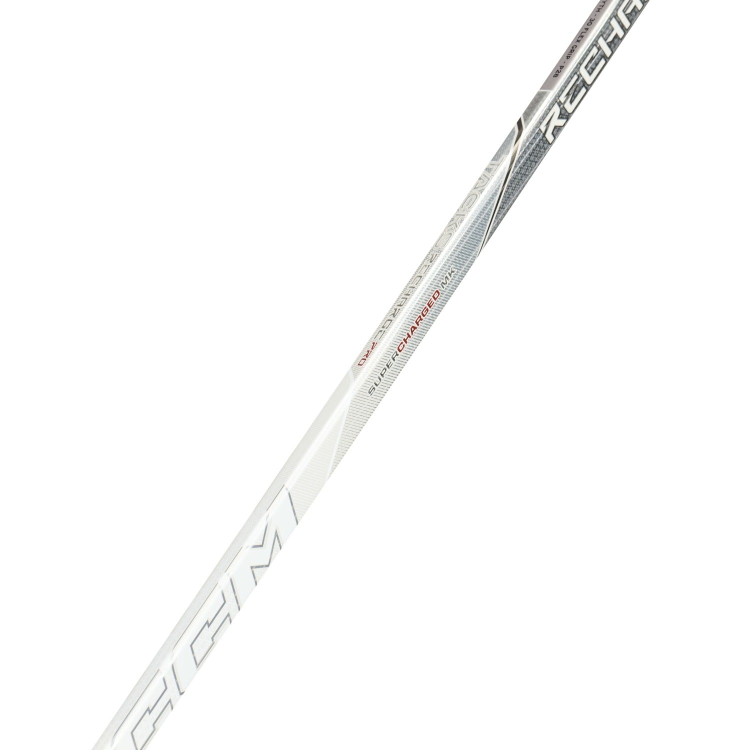 CCM Tacks Recharge Pro Hockey Stick (WHITE) - Youth