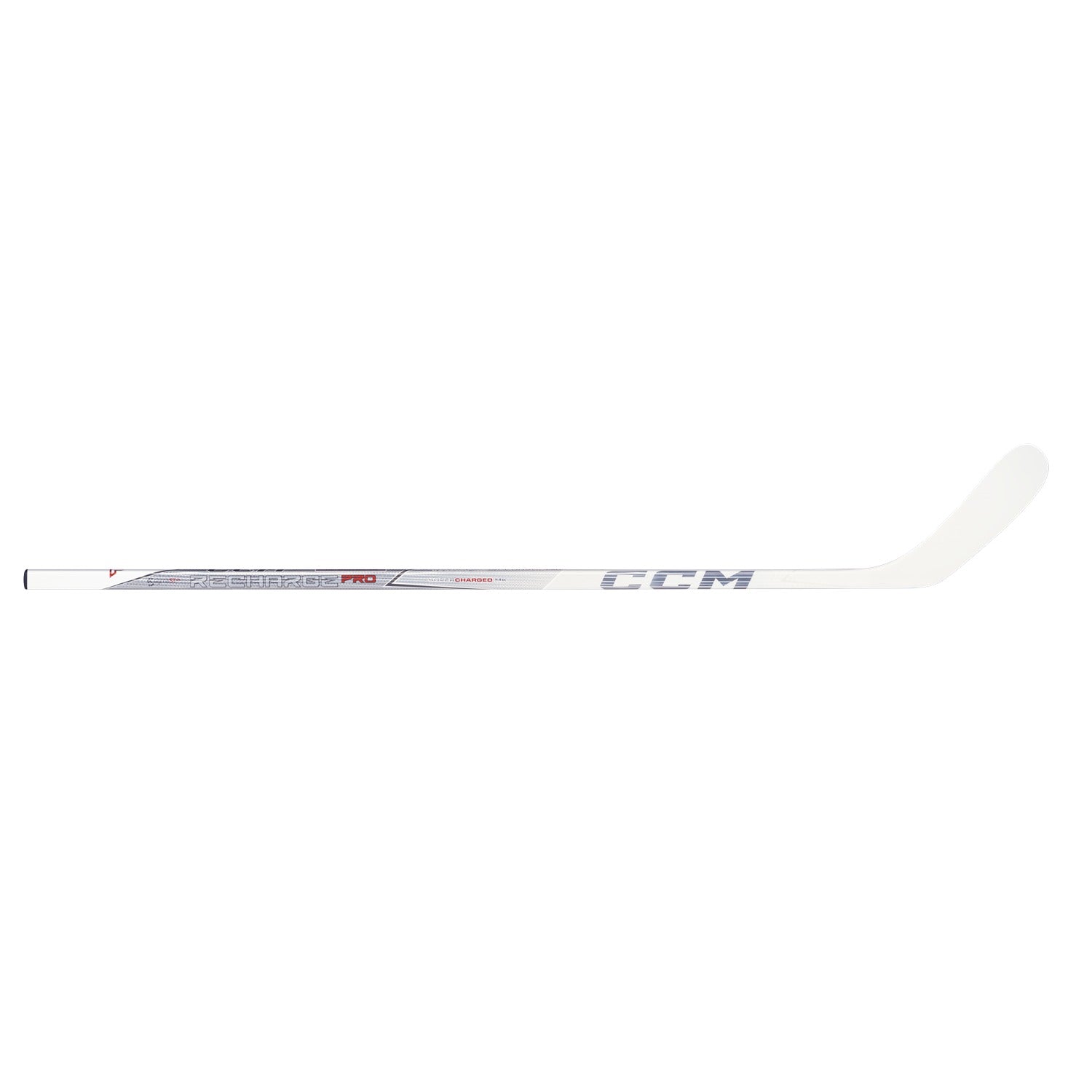 CCM Tacks Recharge Pro Hockey Stick (WHITE) - Youth