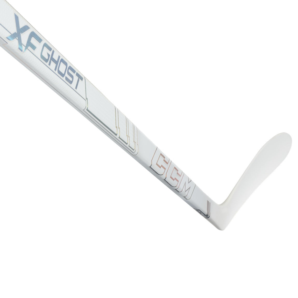 CCM Tacks XF Ghost Hockey Stick (White Edition) - Youth