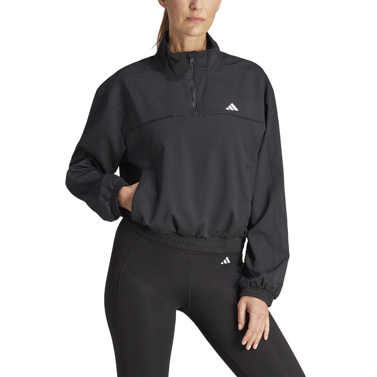 adidas AEROREADY Train Essentials Woven Quarter-Zip Track Jacket - Women