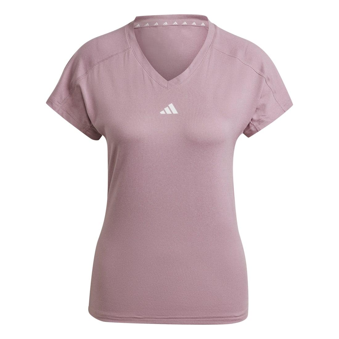 AEROREADY Train Essentials Minimal Branding V-Neck T-Shirt - Women - Sports Excellence