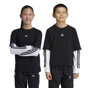 adidas Street Jam 2-in-1 Long Sleeve Tee - Kids