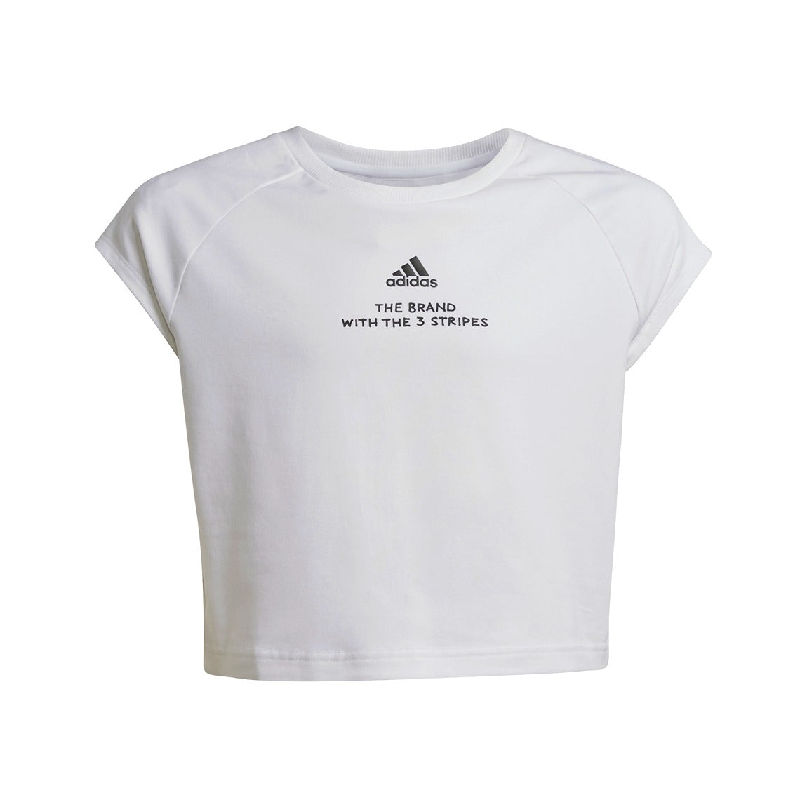 adidas Street Jam Crop T Shirt Girls