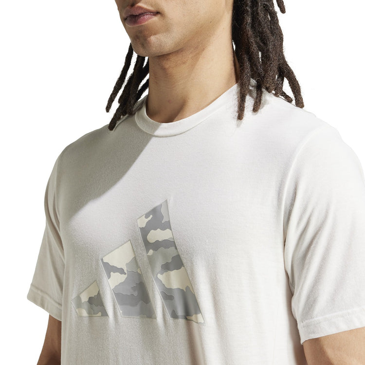 adidas Train Essentials Camo Graphic Logo Tee - Men