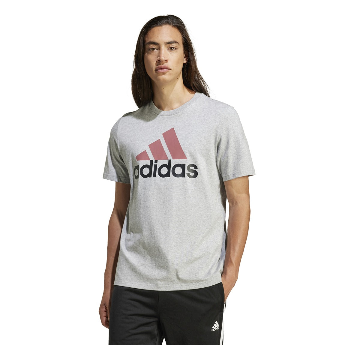 adidas Essentials Single Jersey Big Logo Tee - Men