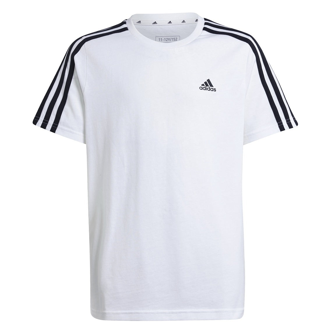 adidas Essentials 3-Stripes Cotton Loose Fit Boyfriend Tee - Girls