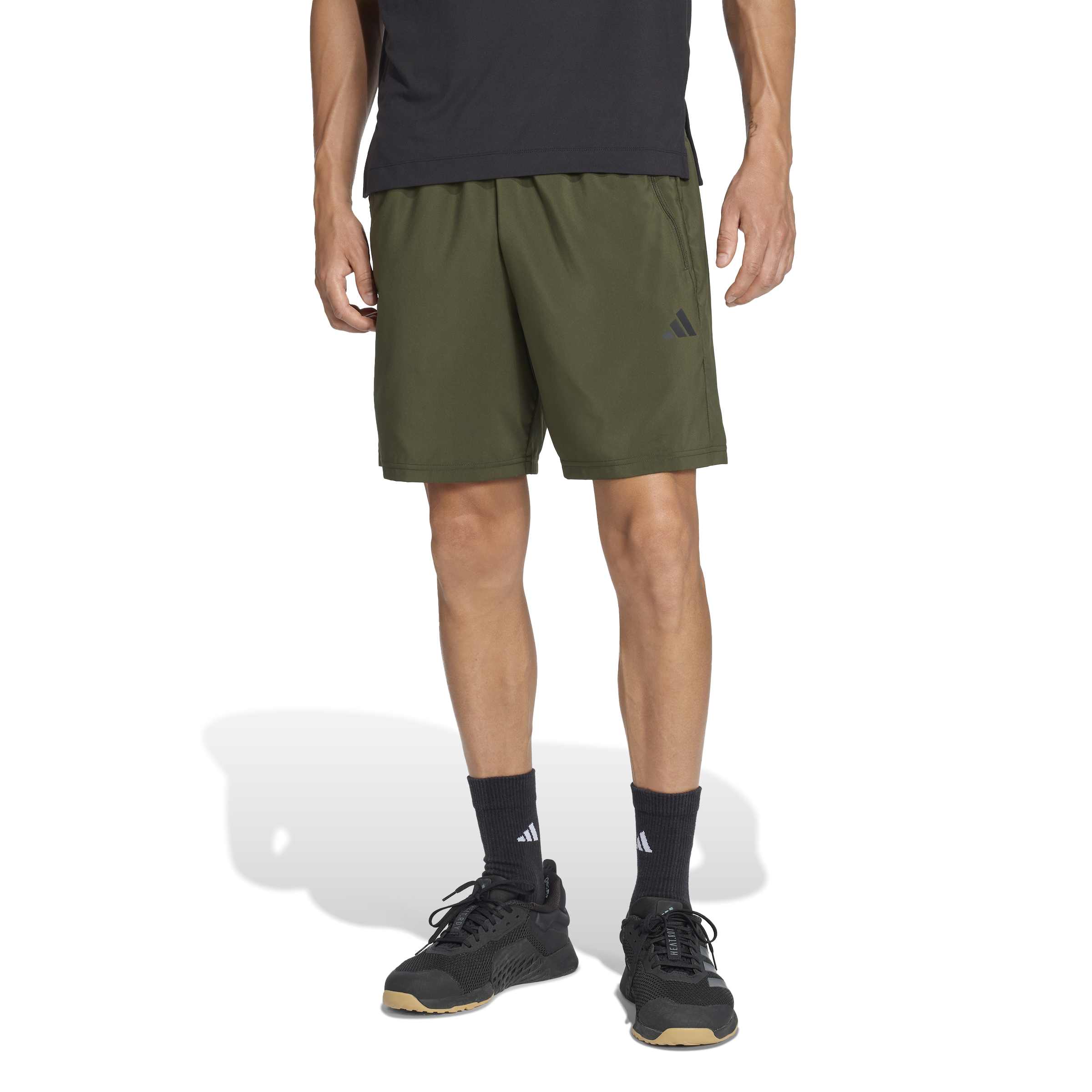 Adidas Train Essentials Woven Training Shorts (Green) - Men