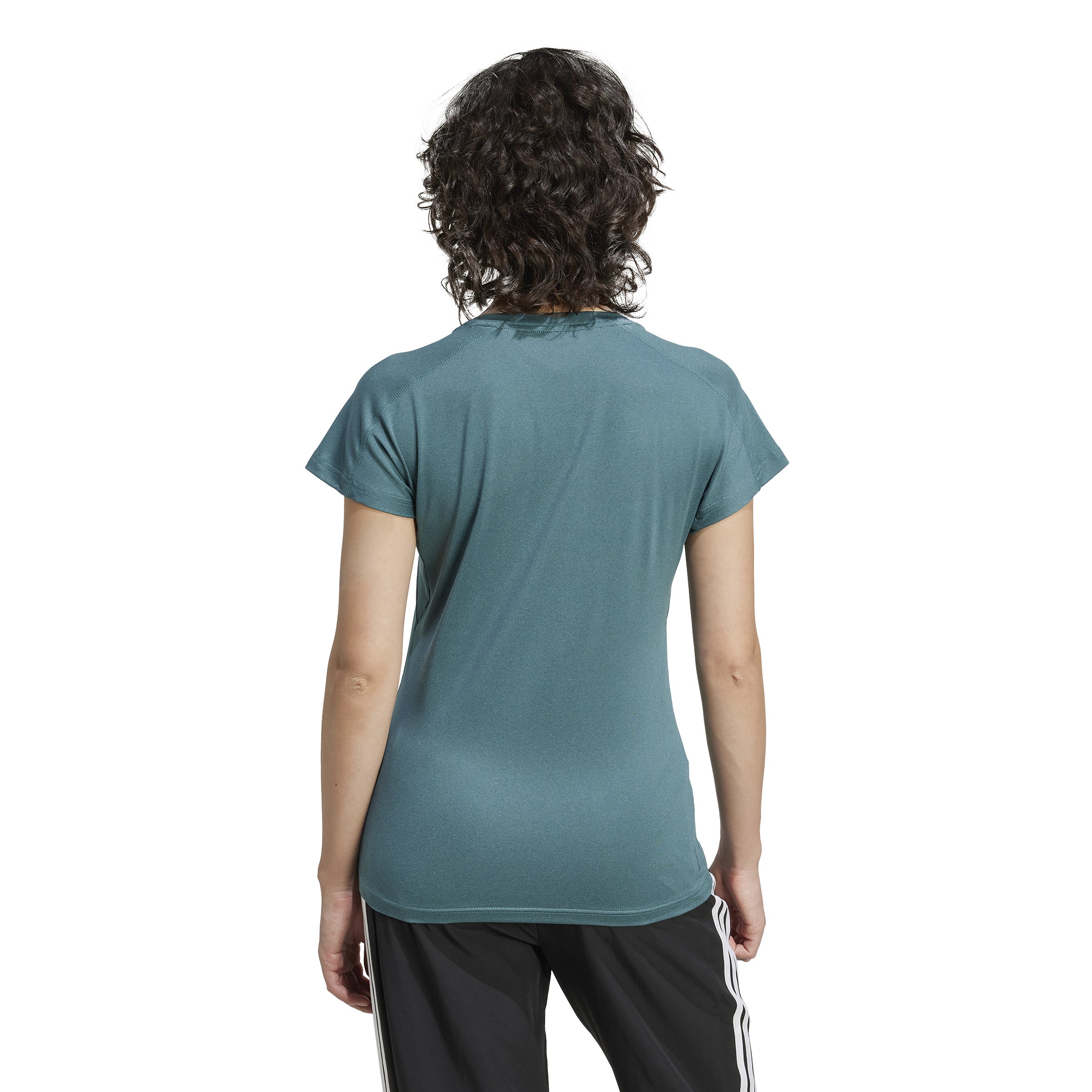 Adidas AEROREADY Train Essentials Minimal Branding V-Neck T-Shirt - Women