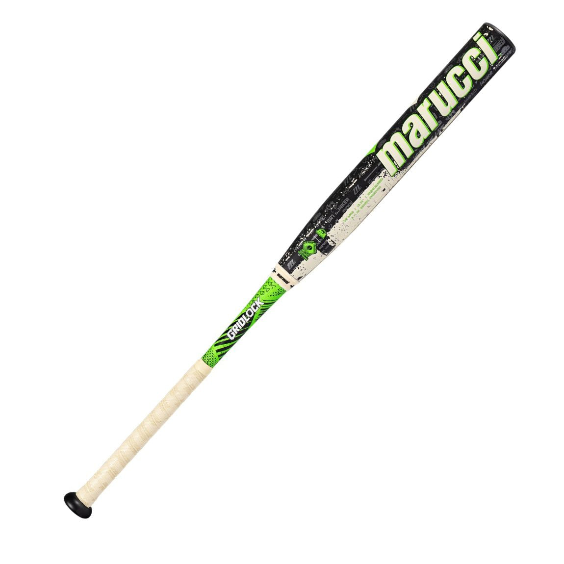 Marucci Gridlock SUBLIME LIME 12.75" 2PC BH Load SSUSA Slowpitch Bat (2026)