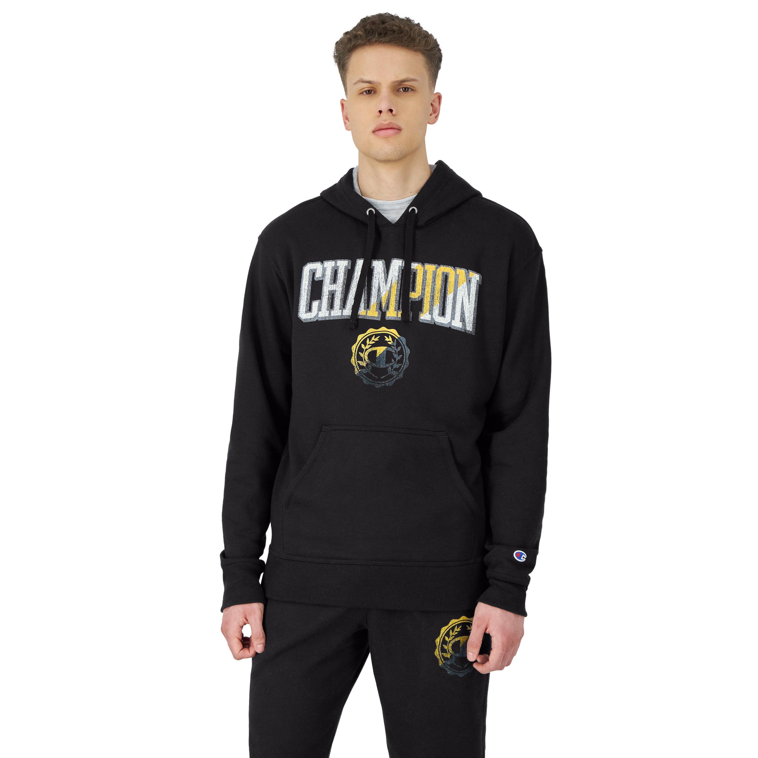 Champion men's graphic powerblend fleece outlet hoodie