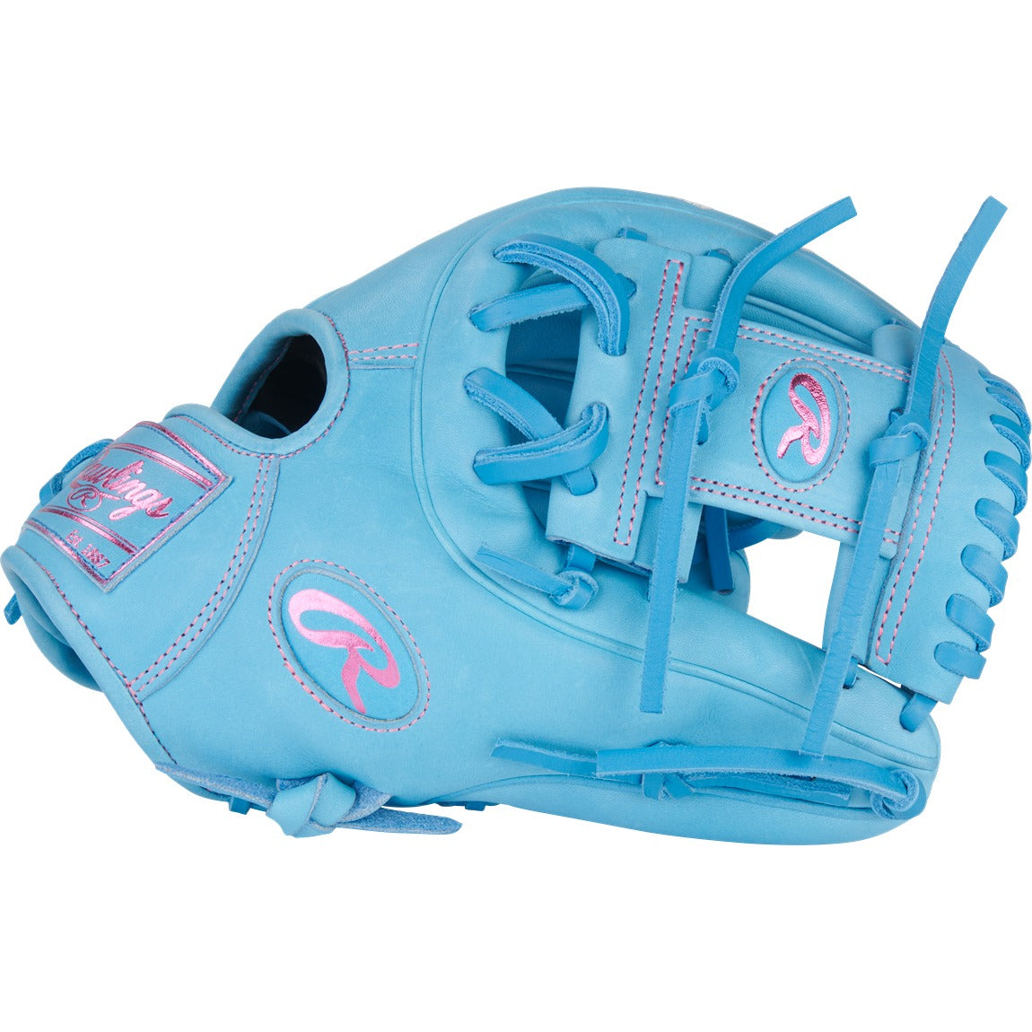 Rawlings Heart of the Hide 11.5" Columbia Blue Infield Baseball Glove (2026)