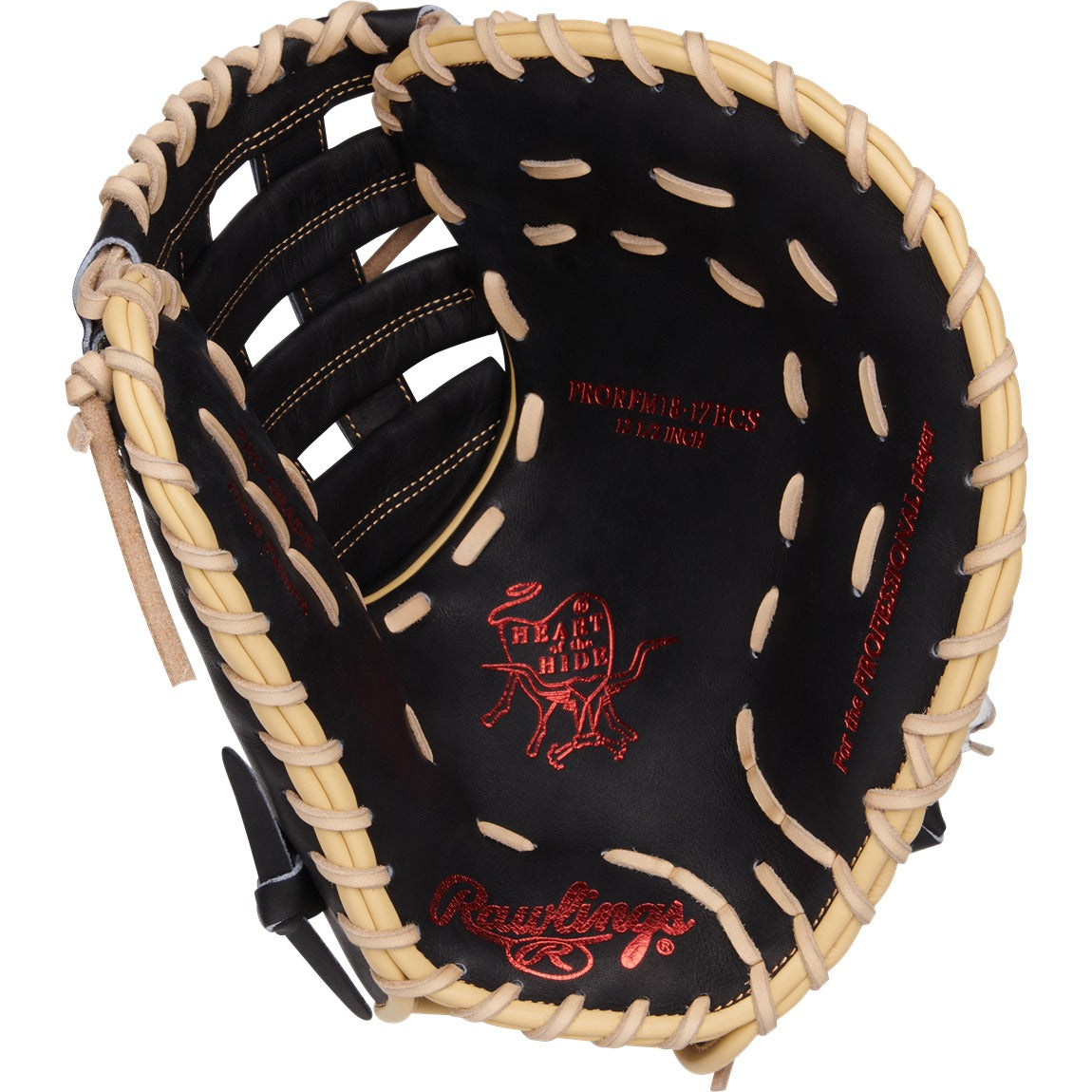 2025 Rawlings 12.5" Heart of the Hide First Base Mitt (PRORFM18-17BCS)