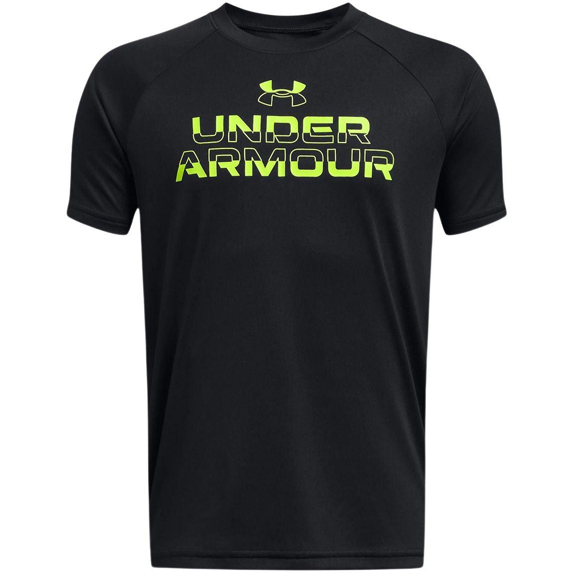 Under Armour UA Tech™ Split Wordmark Short Sleeve Shirt - Boys