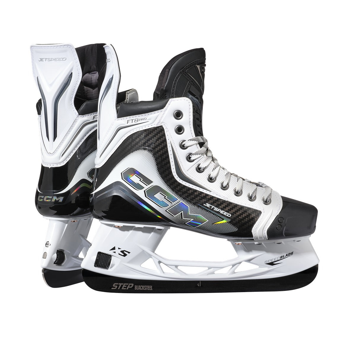 CCM Jetspeed FT8 Pro Hockey Skates (White Edition) - Senior