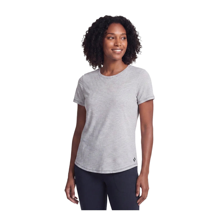 Skechers Go Dri Swift Stripe Synthetic T-shirt - Women