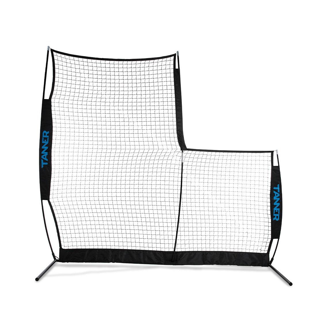 Tanner Tees Portable L Screen Pitching Net with Carry Bag