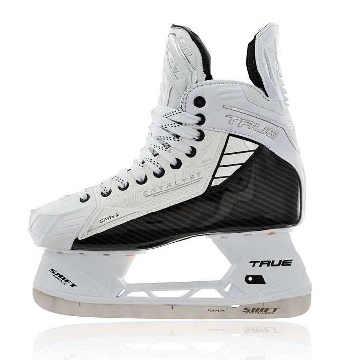 True Catalyst 5X4 WHITEOUT Hockey Skates - Intermediate