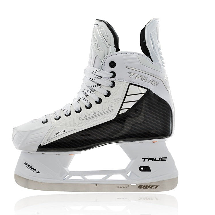 True Catalyst 5X4 WHITEOUT Hockey Skates - Senior