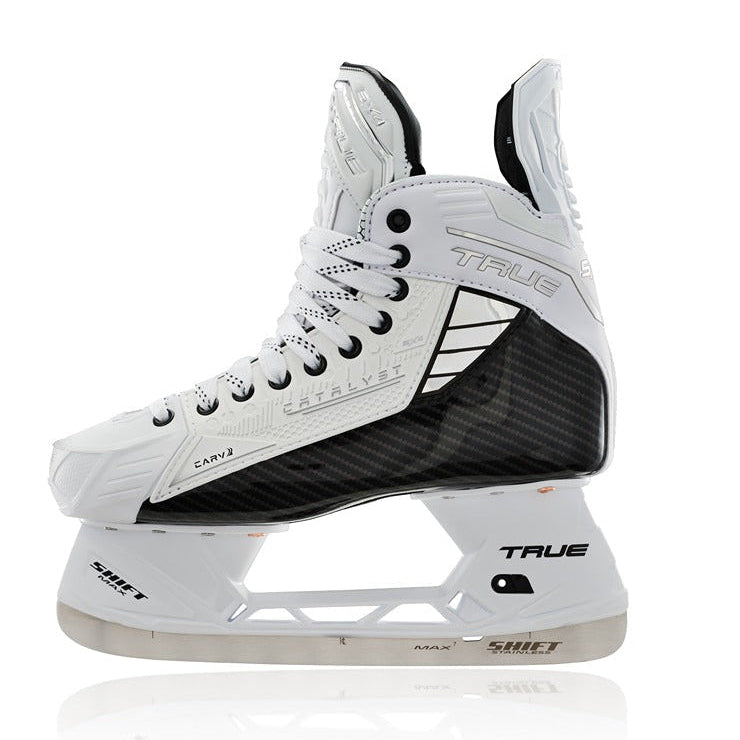 True Catalyst 5X4 WHITEOUT Hockey Skates - Junior