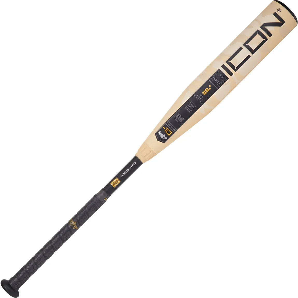 Rawlings ICON -10 (2 5/8" BARREL) USA Youth Baseball Bat (2025) - Sports Excellence