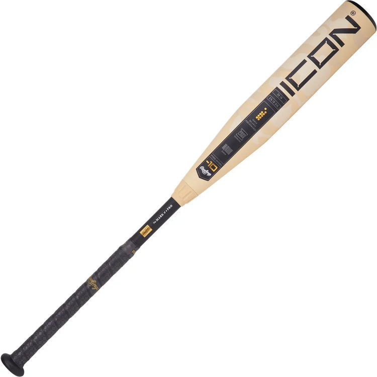 Rawlings ICON -10 (2 5/8" BARREL) USA Youth Baseball Bat (2025) - Sports Excellence
