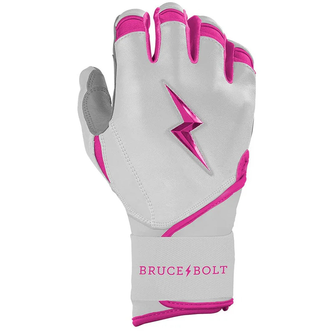 Bruce Bolt Chrome Series Long Cuff Batting Gloves (2026)